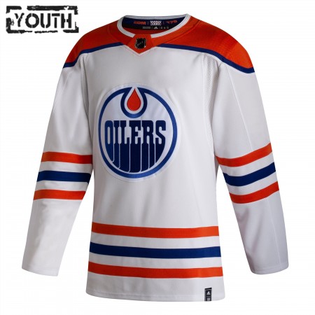 Edmonton Oilers Blank 2020-21 Reverse Retro Authentic Shirt - Kinderen